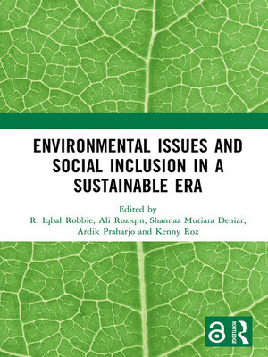 cover image of Environmental Issues and Social Inclusion in a Sustainable Era